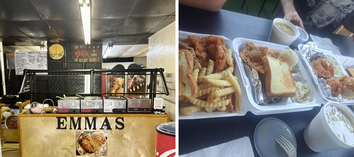 Emma's Southern Style Cooking Menu